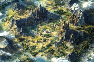 do fantasy city map