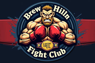 make different boxing fight club logo with express delivery