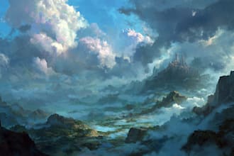 design amazing fantasy landscape