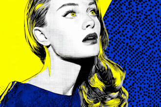 draw your photo into amazing pop art roy lichtenstein