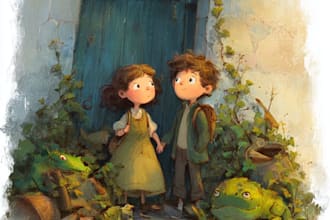 children story book illustration children story book