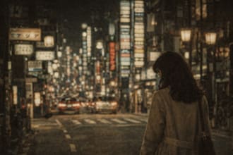 write original japanese anime style song lyrics and music