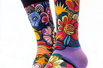 do custom socks design
