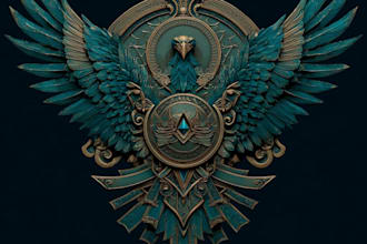 awesome rpg fantasy or sci fi logo for you