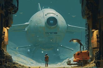 create stunning sci fi illustrations and futuristic artwork