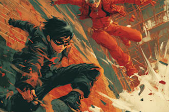 comic book illustration with comic book illustrator