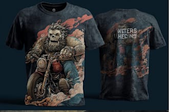 design a modern t shirt streetwear apparel for your brand