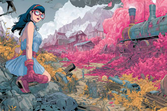 digitally color your comic book, cover or illustration
