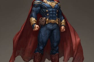 make super hero character design