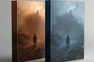 create fantastic book cover artworks
