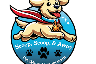 create a custom logo for pet scoop and pet care businesses