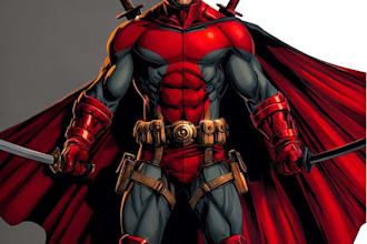 do you a dc or marvel style comic book superhero or villain character