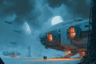 design unique sci fi artwork for any purpose