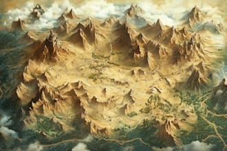 draw a custom map for fantasy
