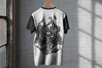 create distressed vintage t shirt designs