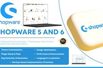 german shopware 6 developer for themes and plugins, customize and fix shopware