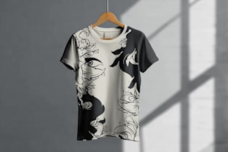 design vintage style merch t shirts