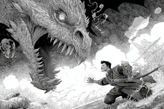 create comic book art