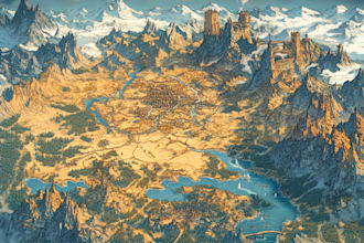 create custom fantasy maps for you