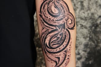 design a custom tribal tattoo prints