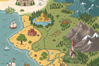make rpg map, dnd map, map animation, fantasy map, 3d map