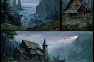 create environment concept art