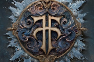 hand paint fantasy logo