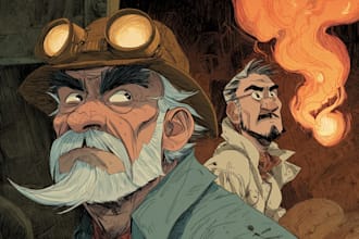 design comic book illustration