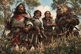 fantasy character and character art