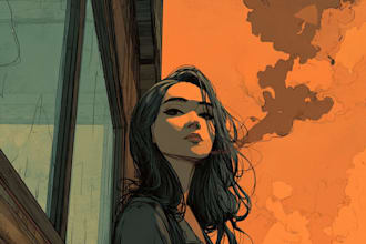 illustrate comic book design,