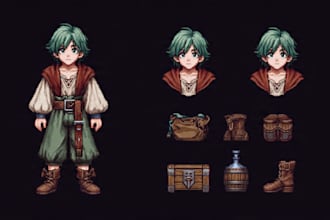 do custom rpg maker character and bust sets