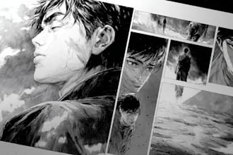 manga and comic pages