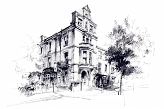 sketch your house or building