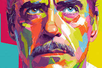 draw your photo to an amazing vector pop art wpap