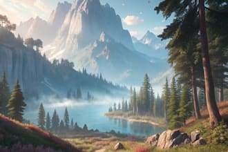 breathtaking environment concept art for games