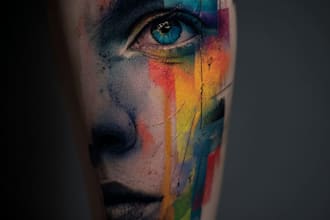 create realistic tattoo design