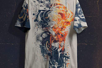 draw custom typography t shirt and graphic t shirt