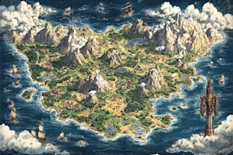 fantasy map design fantasy map