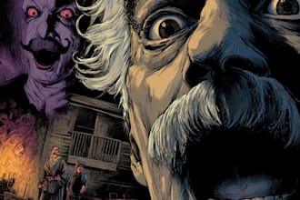 draw a horror illustration