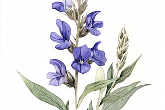 make paint watercolour botanical illustrations