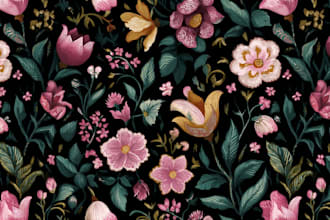 illustrate awesome seamless repeat pattern design