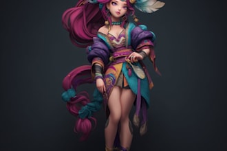 draw fantasy concept art character portrait illustration