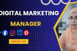 be your social media marketing manager