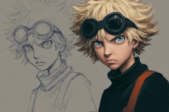 create a anime character