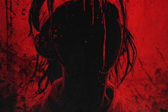 draw bloody horror art illustration