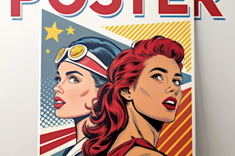 design a poster or any large format artwork