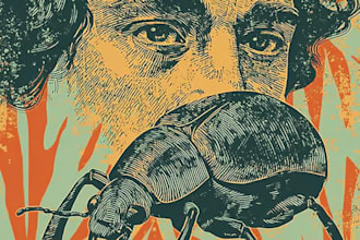 create a unique hand carved linocut illustration for you