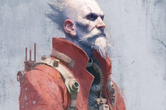 sci fi character illustration or sci fi character