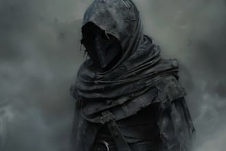 a dark art illustration