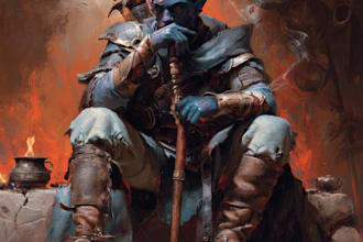 dnd character art and dnd character art